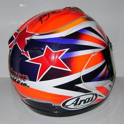 Arai RX-7XX S.Crafar 1998-1999 by MotoMemorabilia.com