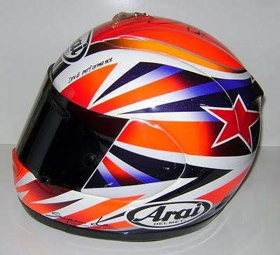 Arai RX-7XX S.Crafar 1998-1999 by MotoMemorabilia.com