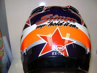 Arai RX-7XX S.Crafar 1998-1999 by MotoMemorabilia.com