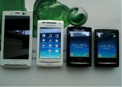 Sony-Ericsson-Xperia-X8-with-X10-X10-mini-pro-X10-mini Nuovo aggiornamento firmware per il Sony Ericsson Xperia X10 e X8