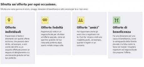 Facebook: trova le offerte che si trovano nei paraggi