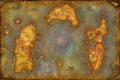 World of Warcraft? Una sfera di Dyson attorno a un buco nero World of Warcraft map