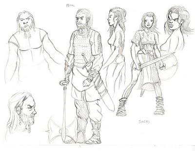 Studio personaggi per storia fantasy II