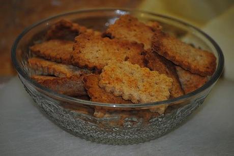 Crackers integrali aromatici