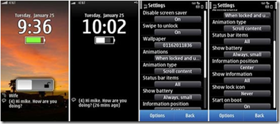 LockScreen thumb LockScreen alternativa per Nokia N8 e Symbian^3