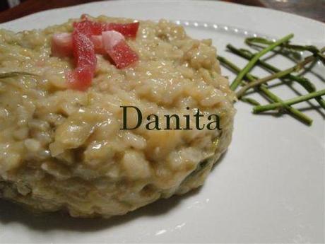 Risotto carciofi e asparagi.....al forno