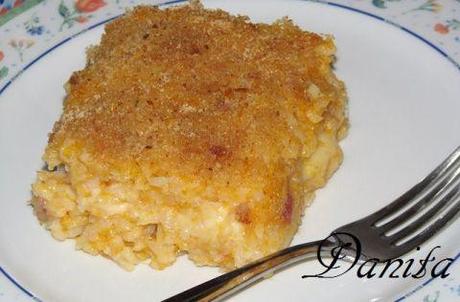 Risotto carciofi e asparagi.....al forno