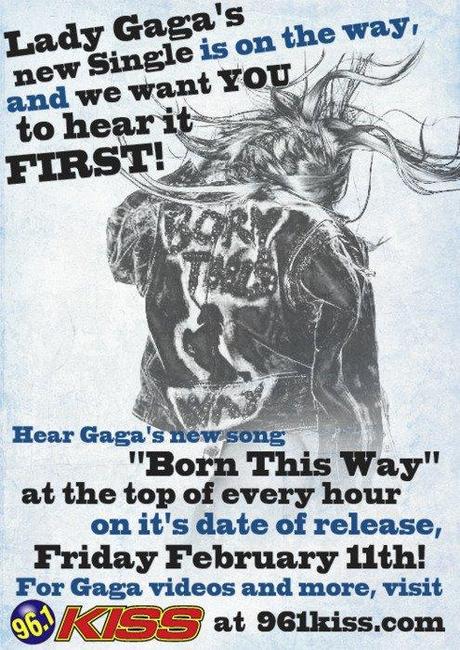 Born This Way su KISS 96.1 l’11 Febbraio