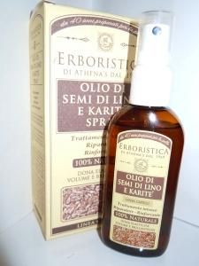 Olio di semi di lino e karitè spray [Erboristica di Athena's]