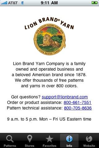 lion brand yarn app