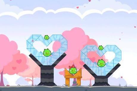 screen 1 Angry Birds Seasons: aggiornamento per San Valentino!