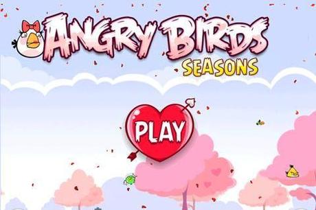 screen Angry Birds Seasons: aggiornamento per San Valentino!