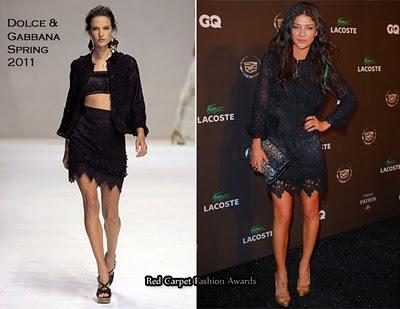 Jessica Szohr in Dolce & Gabbana