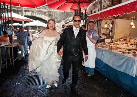 pescheria di catania foto sposa