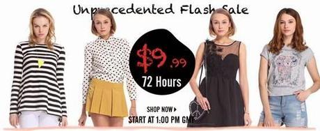 ROMWE Hottest & Biggest flash sale, let us become unique fashionista!