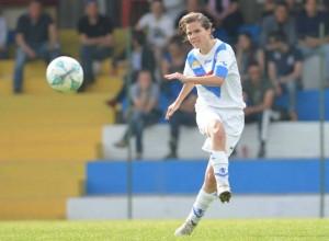 Giulia Nasuti (centrocampista Brescia) nella sfida con il Pordenone - Fonte: Acf Brescia Calcio Femminile (pagina facebook)