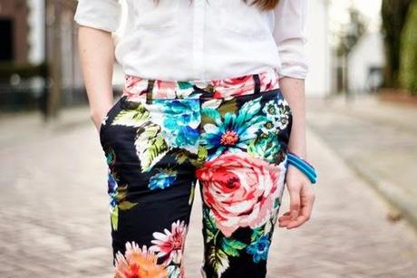 FLORAL PANTS