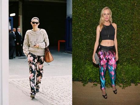 FLORAL PANTS