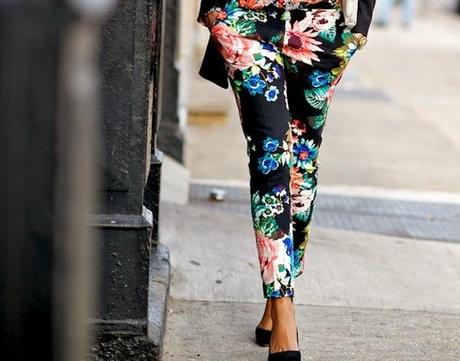 FLORAL PANTS