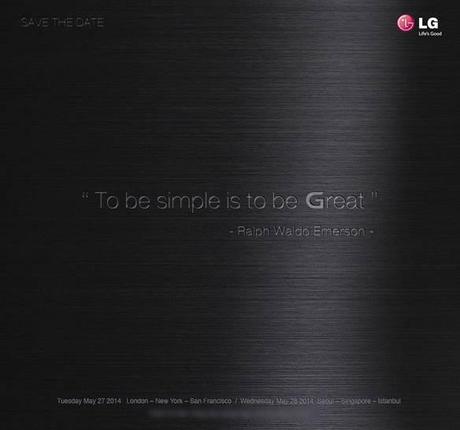 LG G3 sarà presentato il prossimo 27 Maggio
