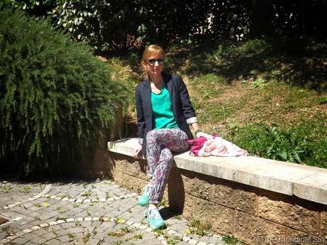 outfit post, pijamas pants, primark 2014, saucony jazz, fashion blogger roma, fashion blog