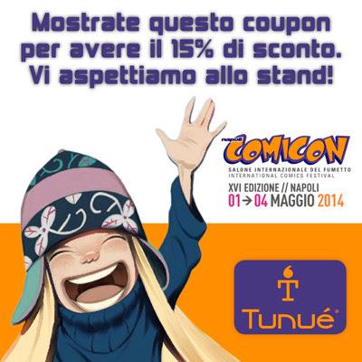 Napoli Comicon 2014 con Tunué Tunué Napoli Comicon 