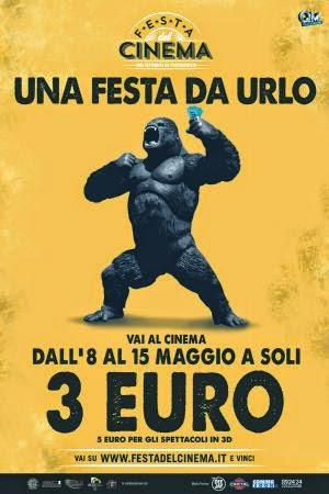 Dall'8 al 15 maggio torna la Festa del Cinema