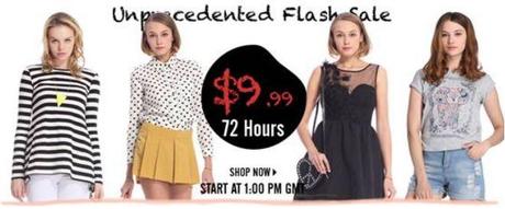 ROMWE Hottest & Biggest flash sale, let us become unique fashionista!