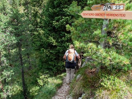 SUI SENTIERI DELLE ODLE : OBERER HERRENSTEIG