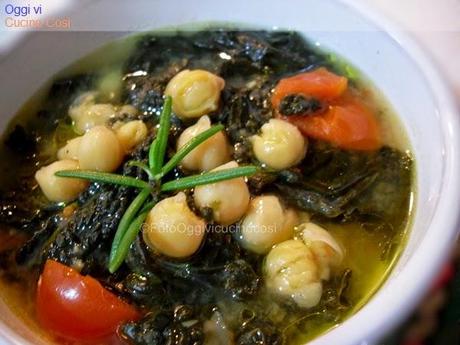 Zuppa di Ceci e Cavolo Nero