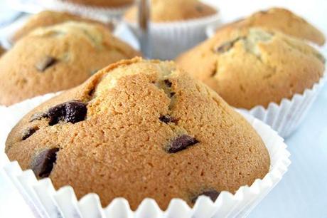 Ricetta Muffin Americani alla banana e gocce di cioccolato