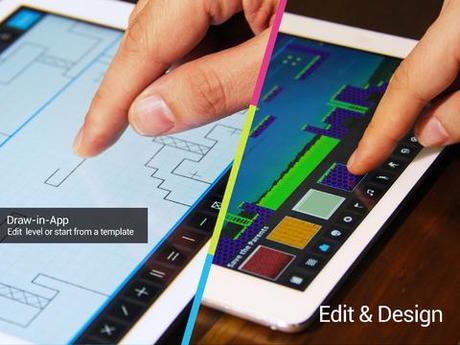  Creare videogiochi senza programmare, da oggi è possibile grazie allApp Pixel Press Floors per iPad in offerta gratuita !!