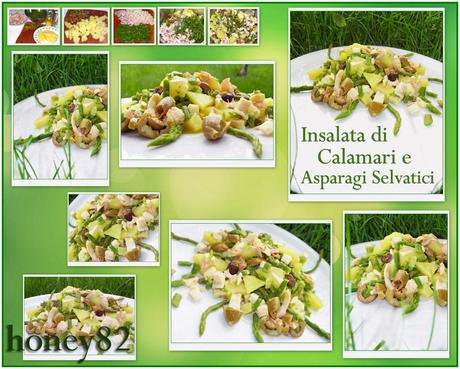 INSALATA DI CALAMARI E ASPARAGI SELVATICI