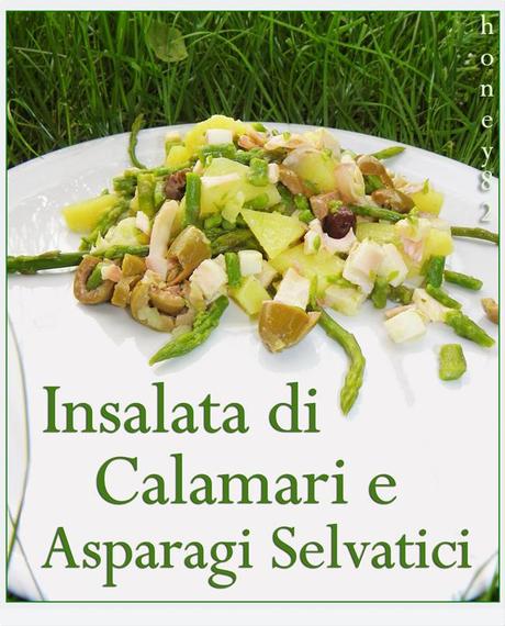 INSALATA DI CALAMARI E ASPARAGI SELVATICI