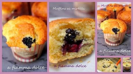 Muffins ai mirtilli..la ricetta perfetta!