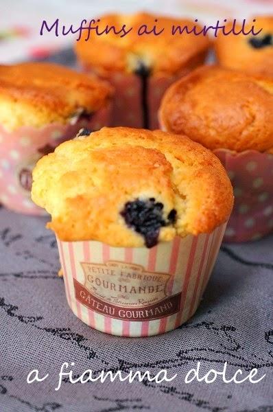 Muffins ai mirtilli..la ricetta perfetta!