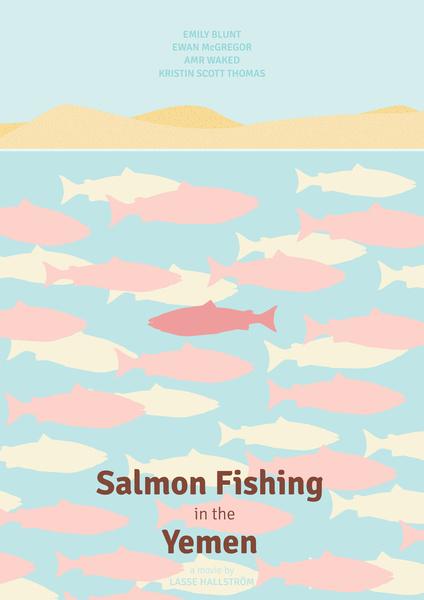 Pesca al salmone nello Yemen - copertina