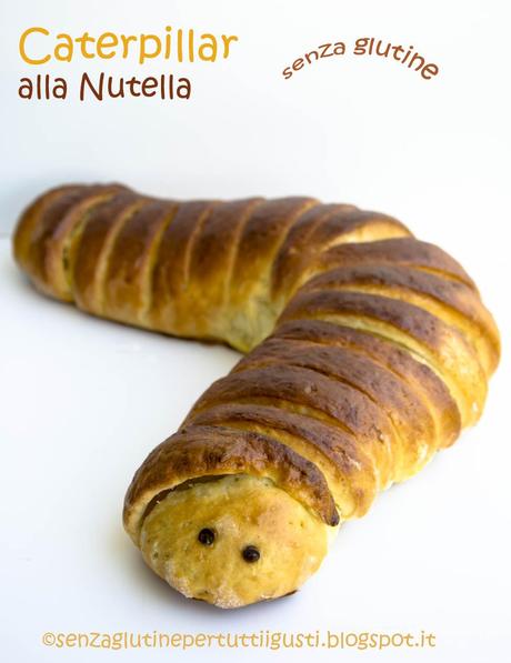 Caterpillar senza glutine alla Nutella per il 100% Gluten Free (Fri)day!