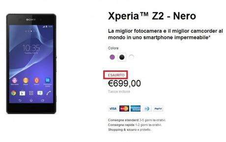 sony xperia z2 insert 600x377 Sony Xperia Z2 disponibile allacquisto dallo store ufficiale smartphone  Sony Xperia Z2 smartphone android news 