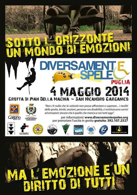 Il Gargano mostra la speleologia agli altri con Diversamente Speleo e Speleocuriosando