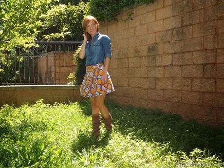 outfit post, fashion blogger outfit, fashion blog, print skirt, zara skirt 14, in my place, gipsy outfit, country putfit, coachella 2014