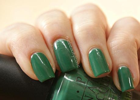 [The Rainbow Ladies 2.0] Green OPI Jade is The New Black