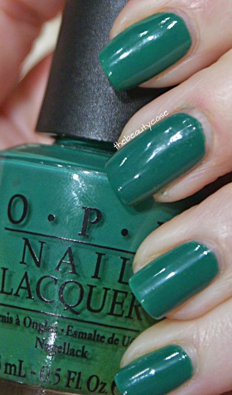 [The Rainbow Ladies 2.0] Green OPI Jade is The New Black