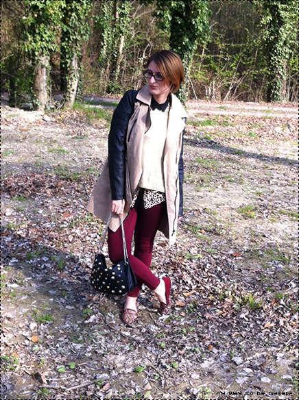 #ootd: 1st Class Fashion, Burgundy and Gold (Borgogna e oro per un colloquio informale)