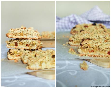 Mango crumble bars