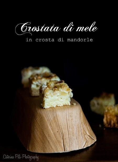 Crostata di mele in crosta di mandorle