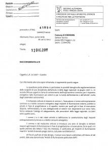 Risposta dalla regione 2a