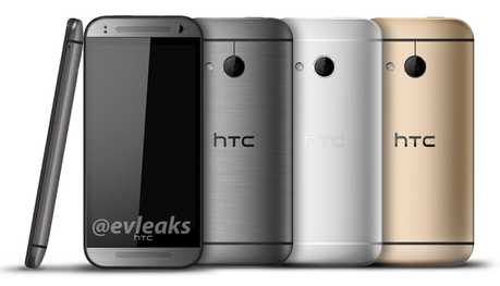 HTC One Mini 2 appare in una nuova immagine in diverse colorazioni