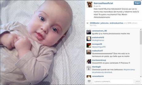 Iker Casillas presenta il figlio Martin su Instagram, per fare gli auguri a Sara Carbonero