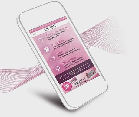 Lierac - Nasce la nuova App con tante applicazioni: essere bella sempre, il mio diario, promozioni e beauty places